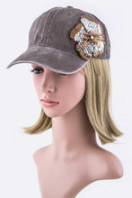 Load image into Gallery viewer, Sequins Flower Fashion Cap
