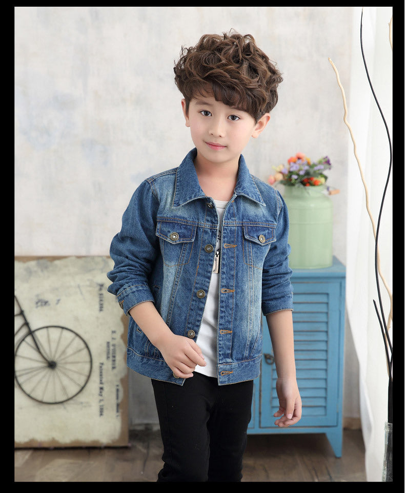 Toddler / Kids - Boys / Girls -  Ripped Denim Jacket