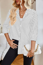 Load image into Gallery viewer, Striped Button Up Long Sleeve Shirt
