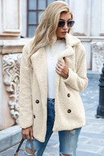 Load image into Gallery viewer, 12 Colors - Full Size Lapel Collar Sherpa Coat Ti Amo I love you
