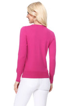 Load image into Gallery viewer, Crew Neck Long Sleeve Light Basic Casual Knit Top
