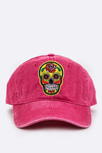 Load image into Gallery viewer, Calavera Embroidery Denim Cap
