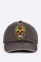 Load image into Gallery viewer, Calavera Embroidery Denim Cap
