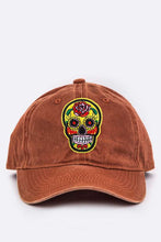 Load image into Gallery viewer, Calavera Embroidery Denim Cap
