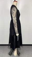 Load image into Gallery viewer, Womens Sexy Lace Stitching Mesh Large Swing Prom Evening Dress
