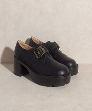 Load image into Gallery viewer, OASIS SOCIETY Sarah - Buckled Platform Loafers
