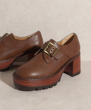 Load image into Gallery viewer, OASIS SOCIETY Sarah - Buckled Platform Loafers
