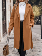 Load image into Gallery viewer, Perfee Dropped Shoulder Tie Waist Coat
