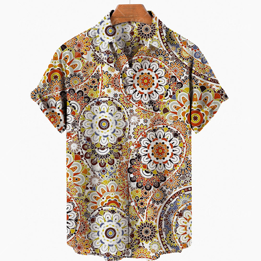 13 Styles - Mens / Mens Plus Size - Casual Fashion Beach Short Sleeve Loose Hawaii Shirts Ti Amo I love you