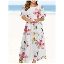 Load image into Gallery viewer, 13 Styles - Women‘s Beach Dress Floral Pattern Loose A-Line Evening Dresses Ti Amo I love you
