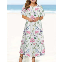 Load image into Gallery viewer, 13 Styles - Women‘s Beach Dress Floral Pattern Loose A-Line Evening Dresses Ti Amo I love you
