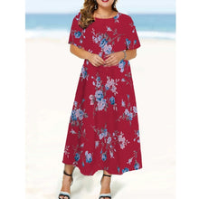 Load image into Gallery viewer, 13 Styles - Women‘s Beach Dress Floral Pattern Loose A-Line Evening Dresses Ti Amo I love you
