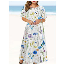 Load image into Gallery viewer, 13 Styles - Women‘s Beach Dress Floral Pattern Loose A-Line Evening Dresses Ti Amo I love you
