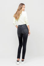 Load image into Gallery viewer, High Rise Distressed Button Fly Ankle Skinny
