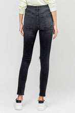 Load image into Gallery viewer, High Rise Distressed Button Fly Ankle Skinny
