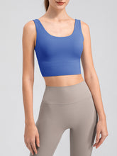 Load image into Gallery viewer, Scoop Neck Wide Strap Active Tank
