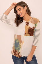 Load image into Gallery viewer, Plus Tie Dye Color Block Tunic
