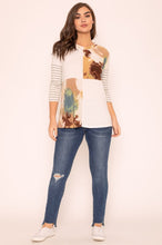 Load image into Gallery viewer, Plus Tie Dye Color Block Tunic
