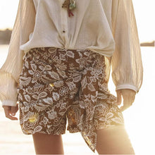 Load image into Gallery viewer, Womens Summer Sexy All Match Embroidered Bow Tie Culottes
