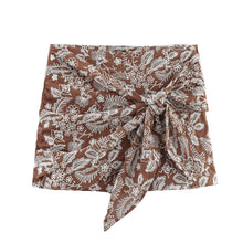 Load image into Gallery viewer, Womens Summer Sexy All Match Embroidered Bow Tie Culottes
