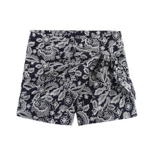 Load image into Gallery viewer, Womens Summer Sexy All Match Embroidered Bow Tie Culottes
