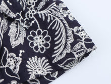 Load image into Gallery viewer, Womens Summer Sexy All Match Embroidered Bow Tie Culottes
