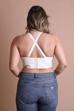 Load image into Gallery viewer, Faux Leather Longline Bralette Plus Size
