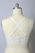 Load image into Gallery viewer, Faux Leather Longline Bralette Plus Size
