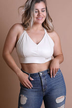 Load image into Gallery viewer, Faux Leather Longline Bralette Plus Size
