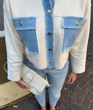 Load image into Gallery viewer, Womens Casual Loose Design Contrast Color Jacket
