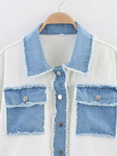 Load image into Gallery viewer, Womens Casual Loose Design Contrast Color Jacket
