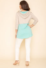 Load image into Gallery viewer, Two Tone Color Block Hoodie
