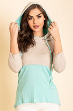 Load image into Gallery viewer, Two Tone Color Block Hoodie
