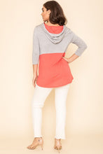 Load image into Gallery viewer, Two Tone Color Block Hoodie
