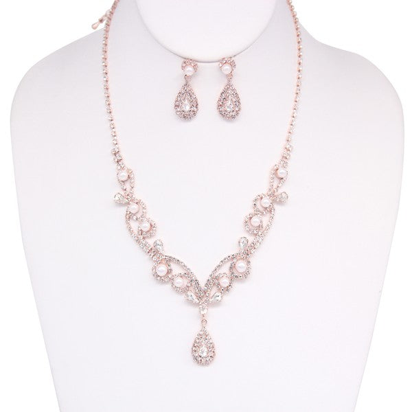 Luxury Necklace & Earrings Set