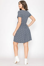 Load image into Gallery viewer, Surplice Ditsy Floral Midi Dress
