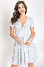 Load image into Gallery viewer, Surplice Ditsy Floral Midi Dress
