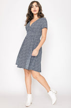 Load image into Gallery viewer, Surplice Ditsy Floral Midi Dress
