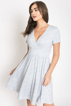 Load image into Gallery viewer, Surplice Ditsy Floral Midi Dress
