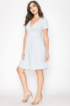 Load image into Gallery viewer, Surplice Ditsy Floral Midi Dress
