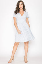 Load image into Gallery viewer, Surplice Ditsy Floral Midi Dress
