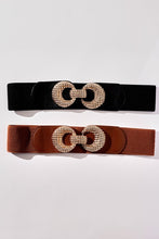 Load image into Gallery viewer, Double Bucklet Stretch Fashion Belt

