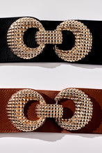 Load image into Gallery viewer, Double Bucklet Stretch Fashion Belt
