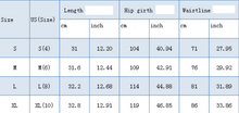 Load image into Gallery viewer, Womens Belted Ring Pearl Elegant Denim Shorts
