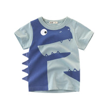 Load image into Gallery viewer, 14 Styles -  Kids - Boys - 3D Cartoon T-shirt - Animal / Dinosaur / Shark T Shirt Tops Tees Ti Amo I love you
