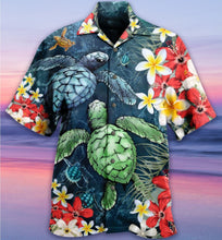 Load image into Gallery viewer, 14 Styles - Mens - Short Sleeve Oversize Hawaiian Summer Shirts Ti Amo I love you
