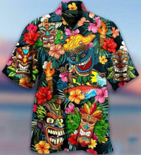 Load image into Gallery viewer, 14 Styles - Mens - Short Sleeve Oversize Hawaiian Summer Shirts Ti Amo I love you
