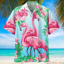 Load image into Gallery viewer, 14 Styles - Mens - Short Sleeve Oversize Hawaiian Summer Shirts Ti Amo I love you
