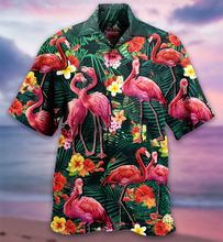 Load image into Gallery viewer, 14 Styles - Mens - Short Sleeve Oversize Hawaiian Summer Shirts Ti Amo I love you
