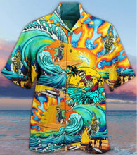 Load image into Gallery viewer, 14 Styles - Mens - Short Sleeve Oversize Hawaiian Summer Shirts Ti Amo I love you
